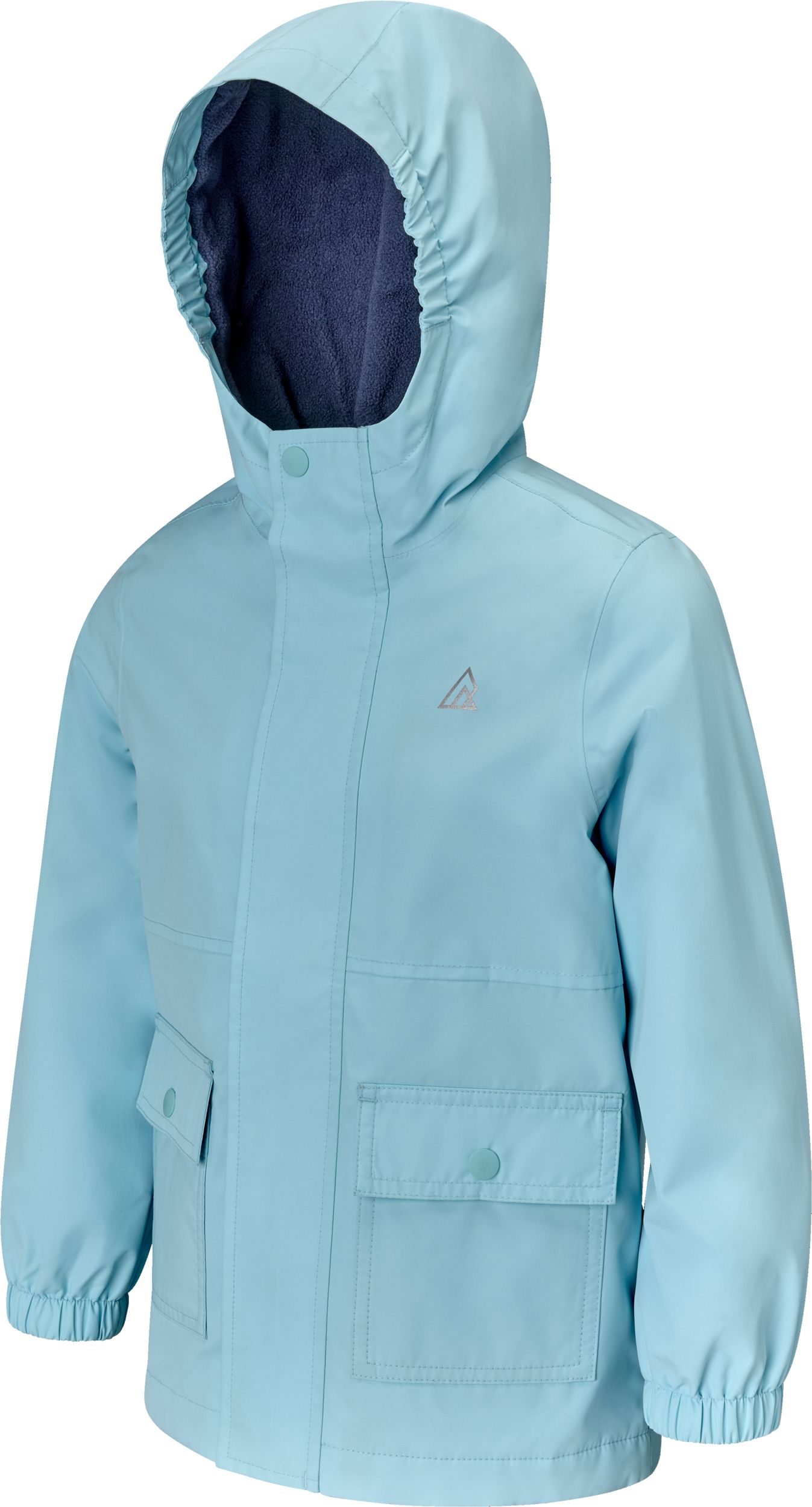 Ripzone Girls' Burnaby Fleece Rain Jacket
