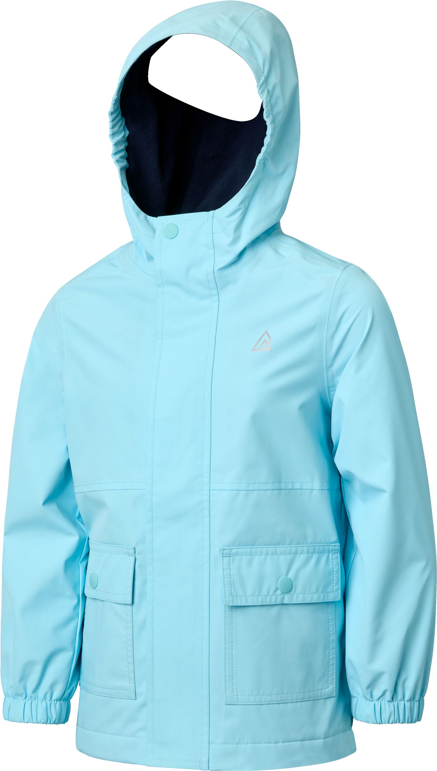Ripzone Girls' Burnaby Fleece Rain Jacket
