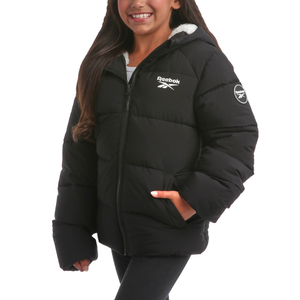 Reebok Girls' Stretch Puffer Jacket