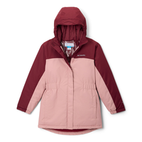 Columbia Girls' Hikebound™ II Long Shell Jacket Front_Flat