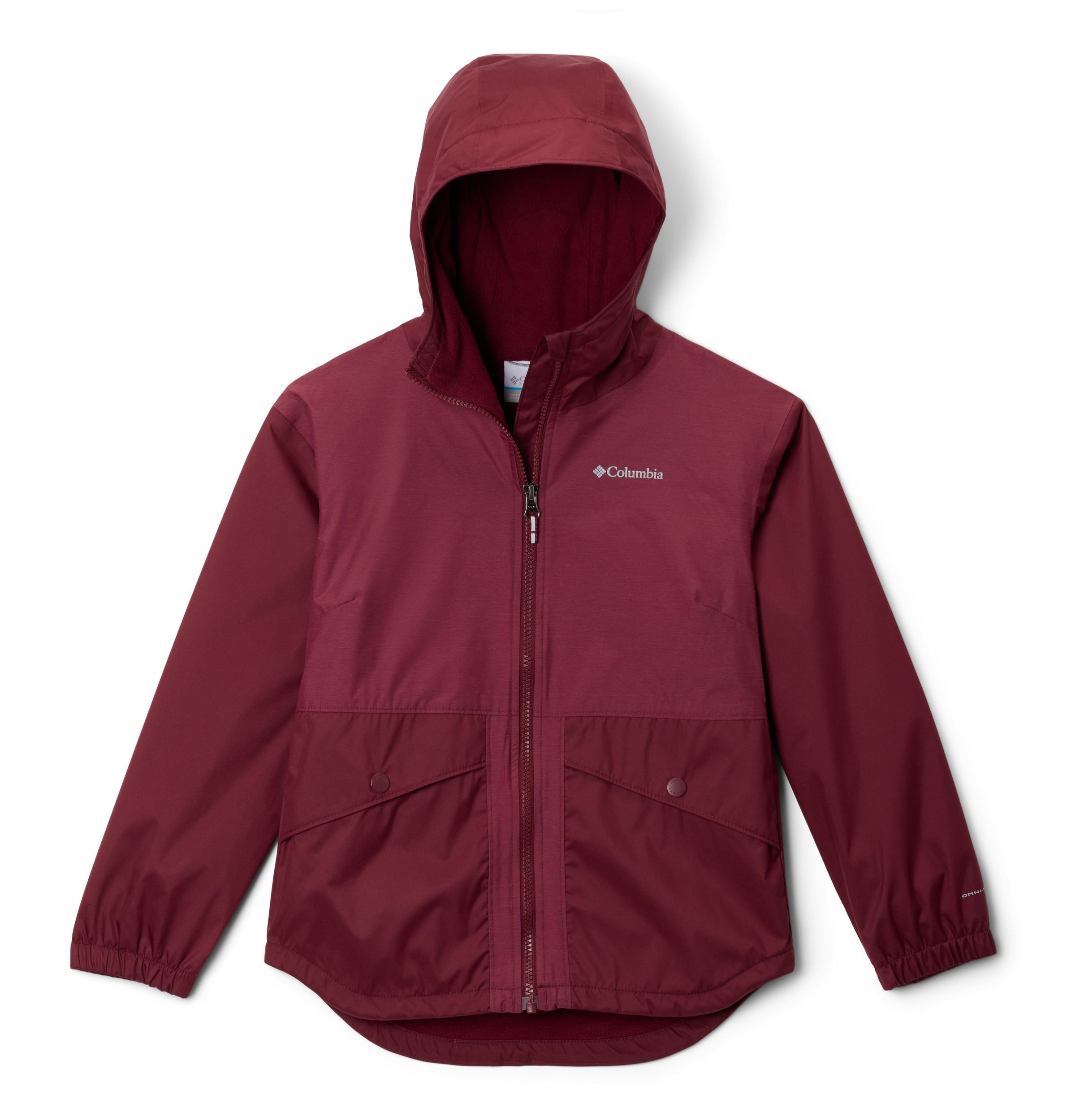 Columbia Girls' Rainy Trails™ II Fleece Lined Shell Jacket