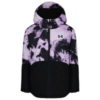 Under Armour Kids' Treetop Printed Waterproof Winter Jacket Front_Flat