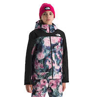The North Face Kids' Freedom Insulated Print Jacket Front_Angled_Right