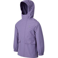 Ripzone Kids' Thunder Water-Resistant Rain Jacket Front_Angled_Left