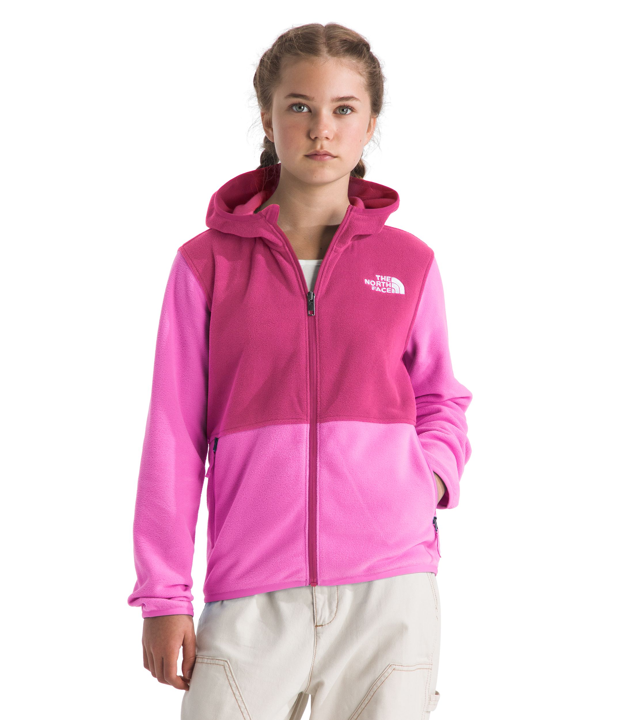 The North Face Kids' Glacier Full Zip Fleece Hoodie