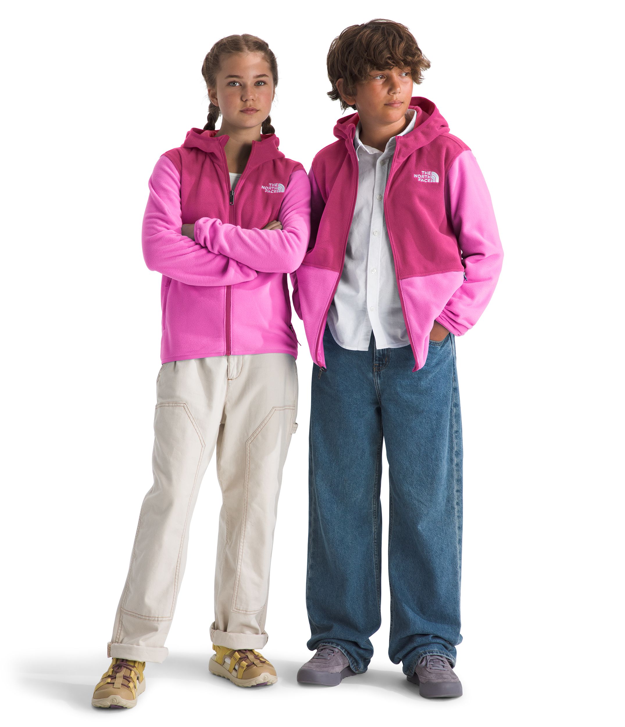 The North Face Kids' Glacier Full Zip Fleece Hoodie