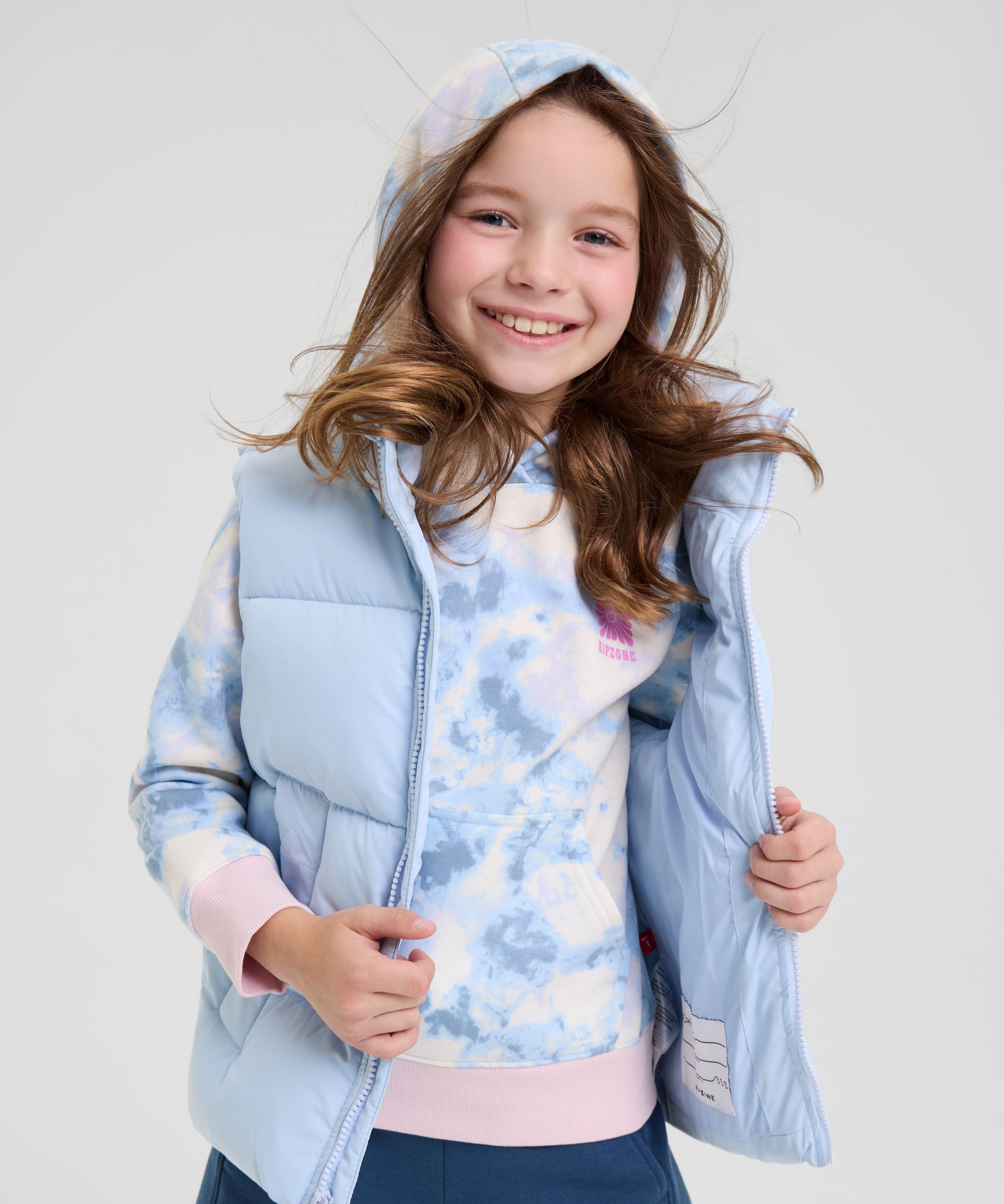 Ripzone Kids' Berkley Insulated Puffer Vest