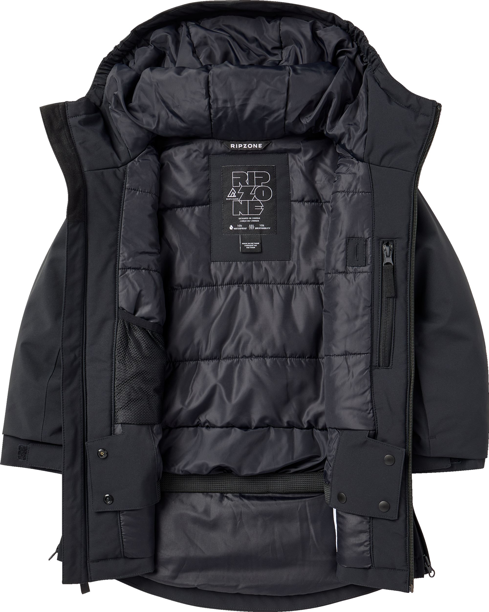 Ripzone Kids' Cascade 2.0 Insulated Ski Jacket