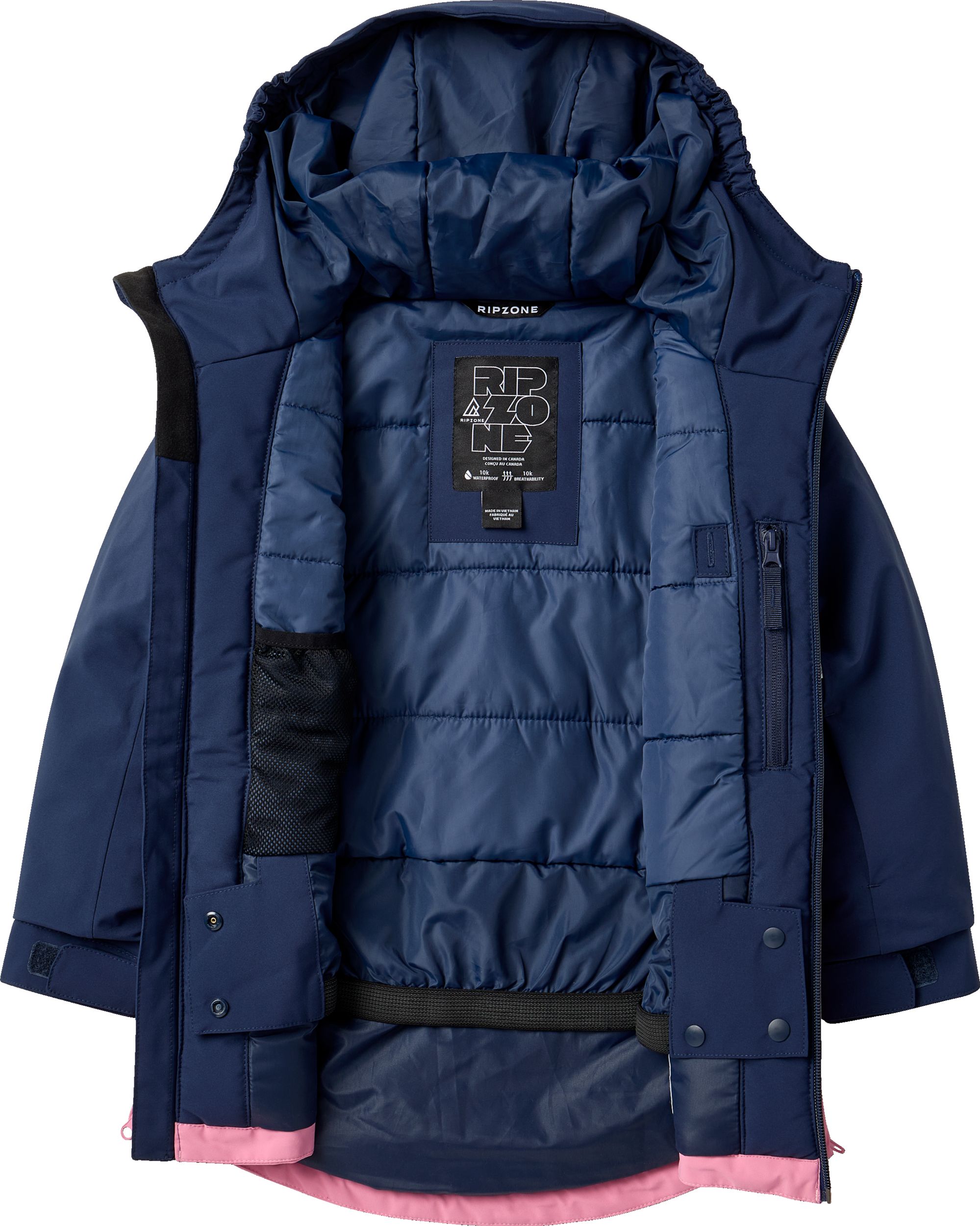 Ripzone Kids' Cascade 2.0 Insulated Ski Jacket