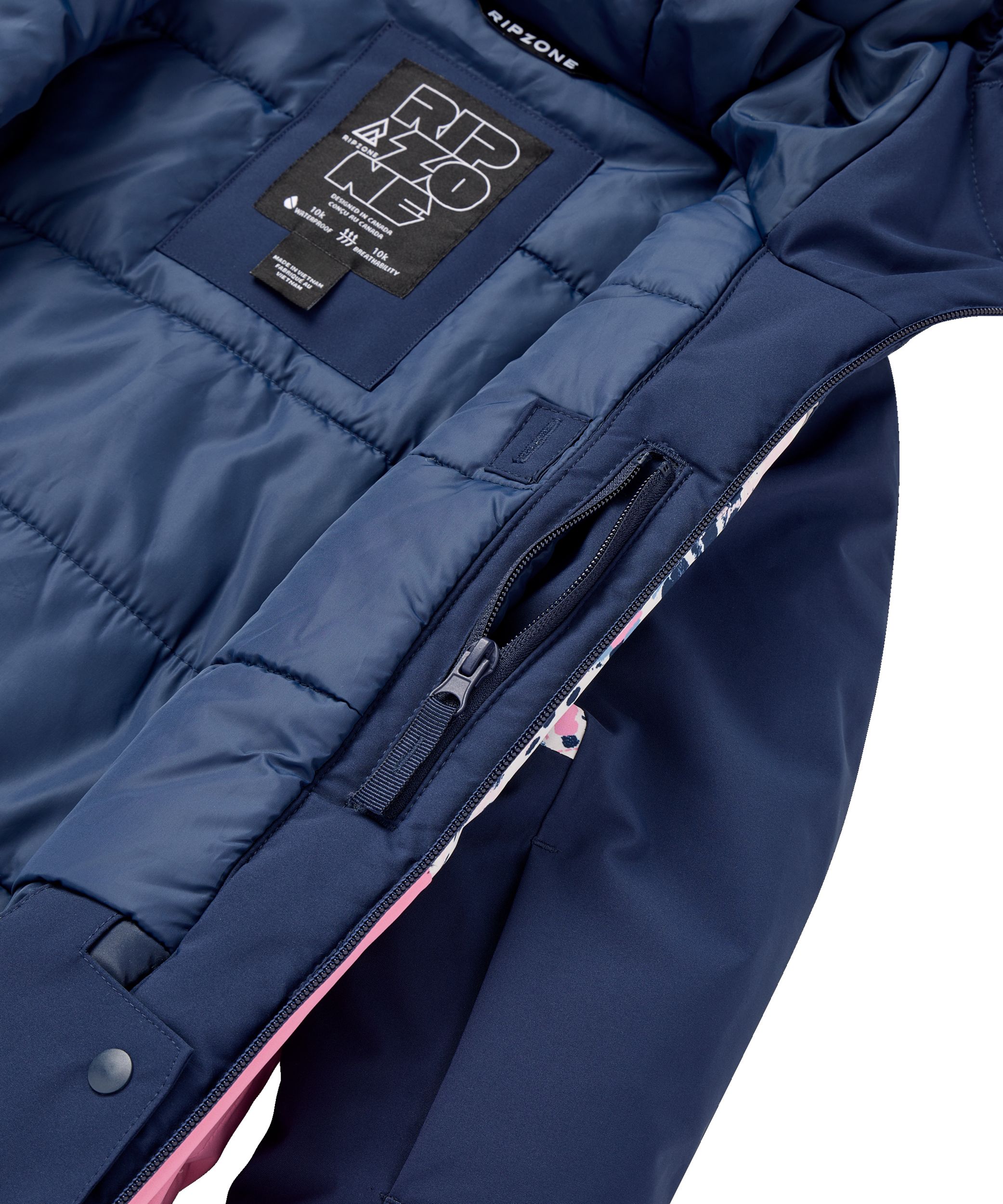 Ripzone Kids' Cascade 2.0 Insulated Ski Jacket