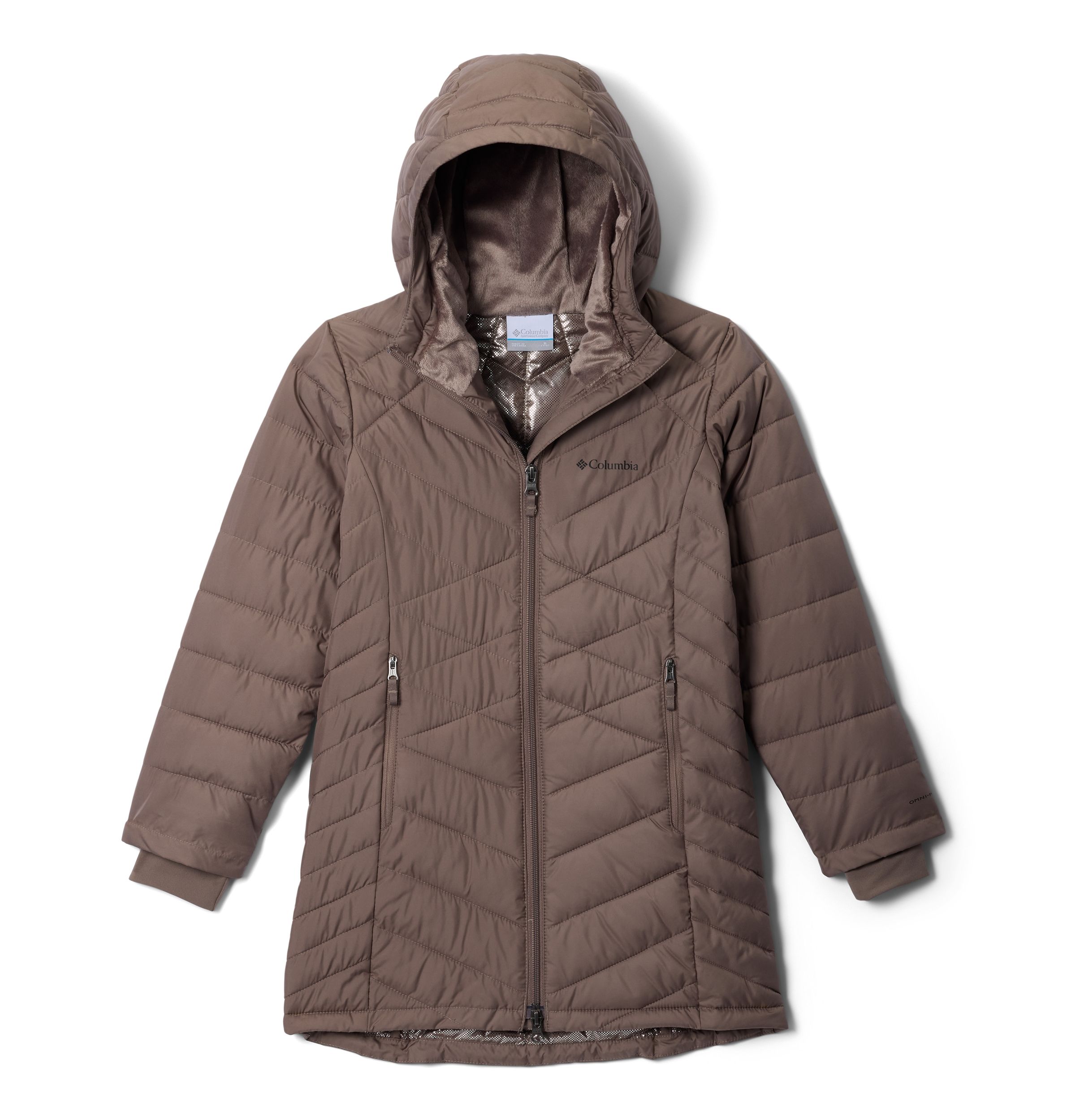 Columbia Kids' Heavenly™ Long Winter Coat with Fleece Lining