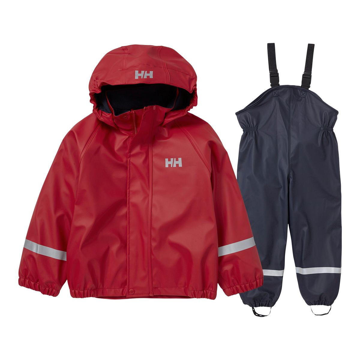 Helly Hansen 2-7 Boys' Bergen Fleece Pu Rain Set