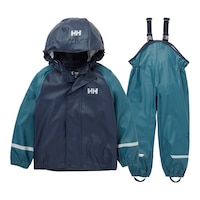 Helly Hansen Kids All Over Print Bergen 2.0 Rainset Front_Flat