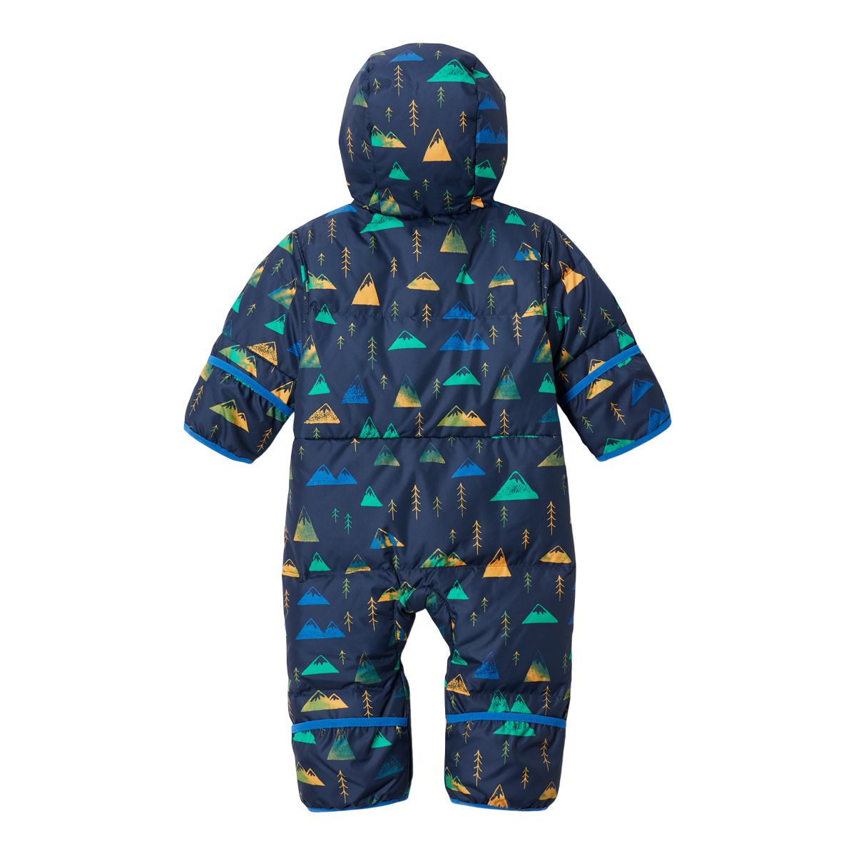 Baby down discount bunting suit