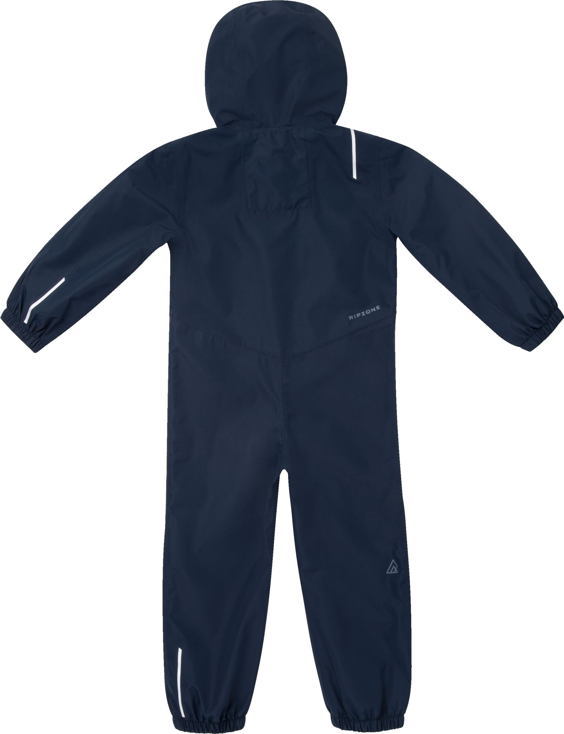 Ripzone Toddler Boys' 2-6 Fleece Peaches Printed Rainsuit