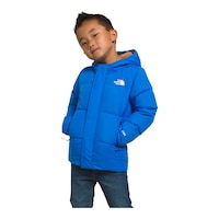 The North Face Toddlers' North Down Hooded Jacket Front_Angled_Left
