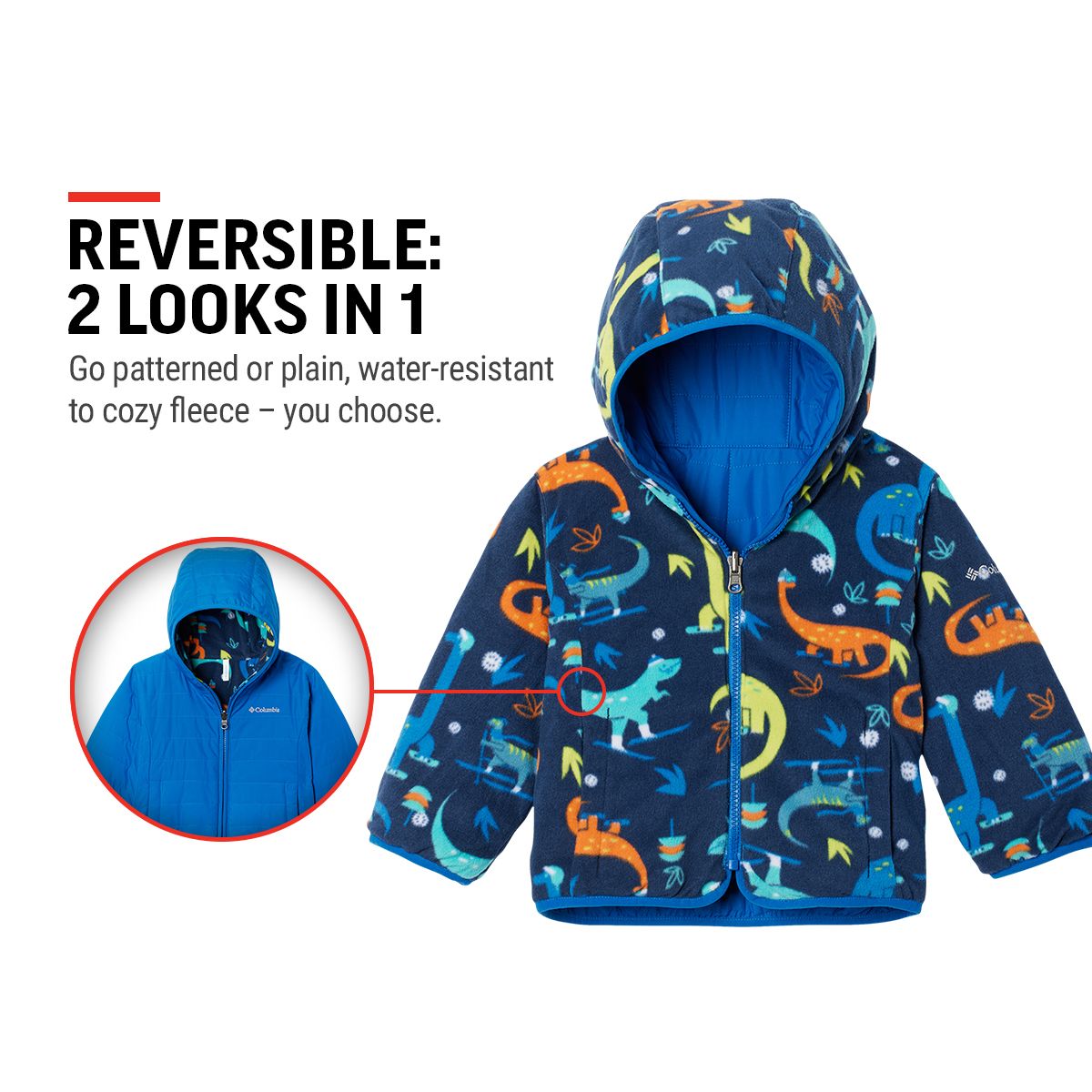 Columbia Infant Boys' Double Trouble™ Reversible Jacket