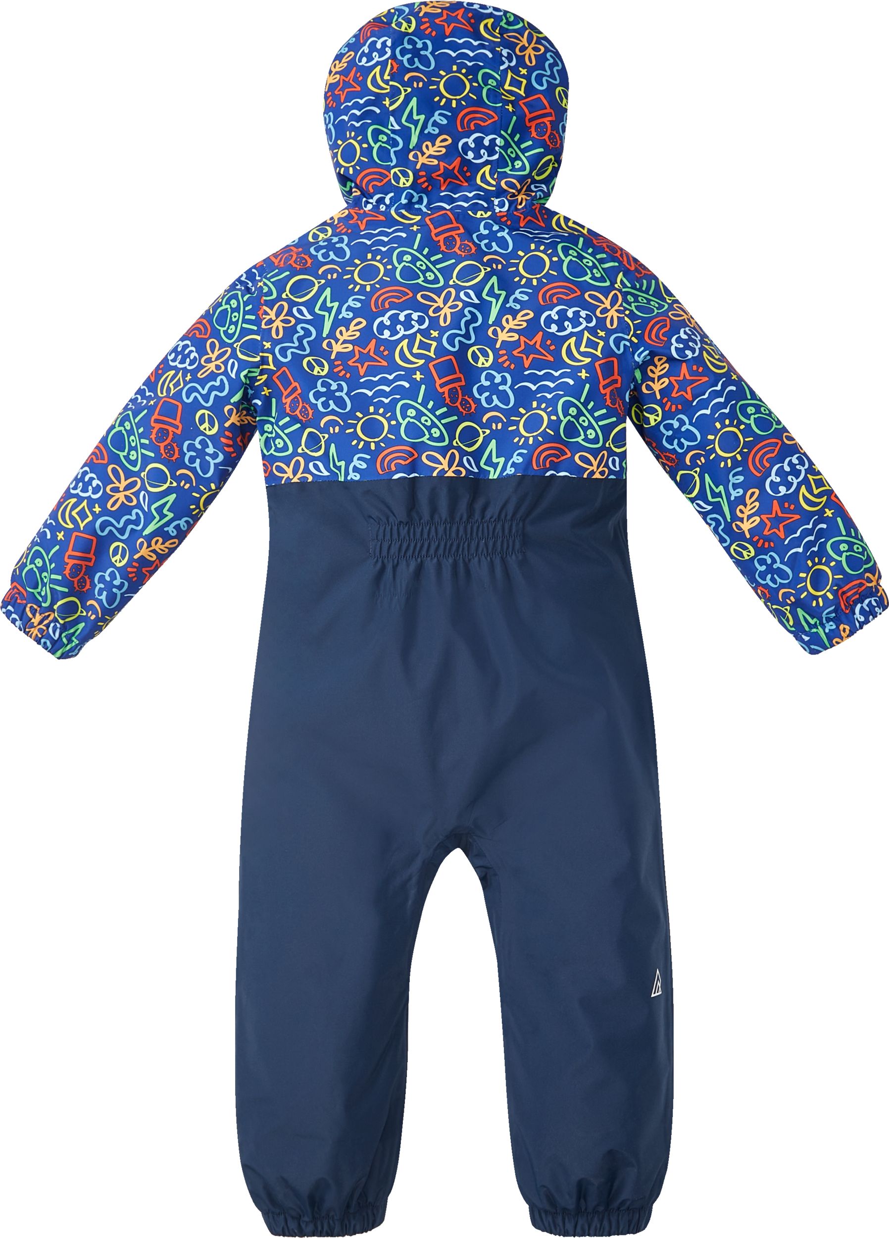 Ripzone Toddler Boys' 2-6 Fleece Cloudburst Rainsuit
