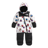 The North Face Infant Kids' Retro Printed One Piece Winter Suit Front_Flat