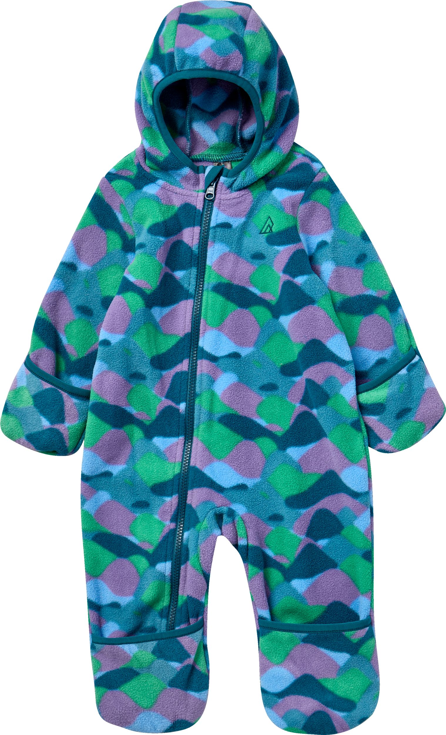 Ripzone Toddler Kids' Brushed Back Snowcub 3 In 1 Bunting Suit - Waterproof Fleece-Lined Snowsuit