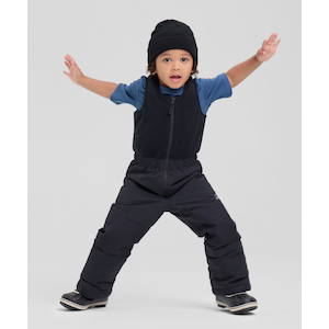 Ripzone Toddler Kids' Winterhaven Fleece Bib Pants - Waterproof Insulated Snow Pants