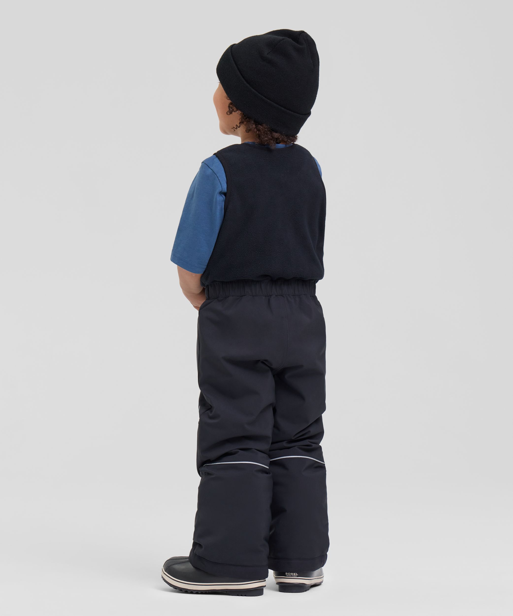 Ripzone Toddler Kids' Winterhaven Fleece Bib Pants - Waterproof Insulated Snow Pants