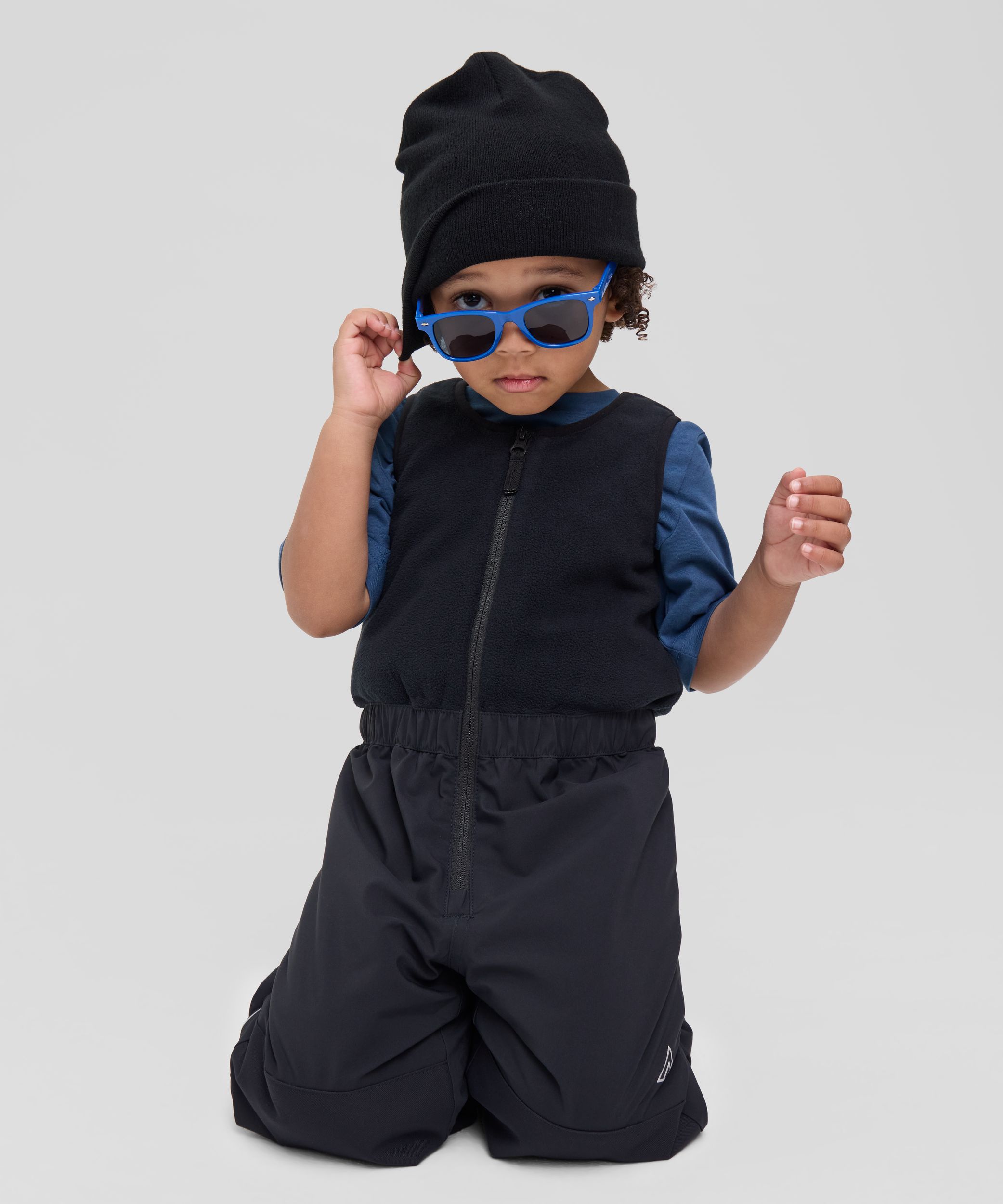Ripzone Toddler Kids' Winterhaven Fleece Bib Pants - Waterproof Insulated Snow Pants