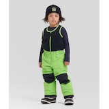 Ripzone Toddler Kids' Winterhaven Fleece Bib Pants - Waterproof Insulated Snow Pants
