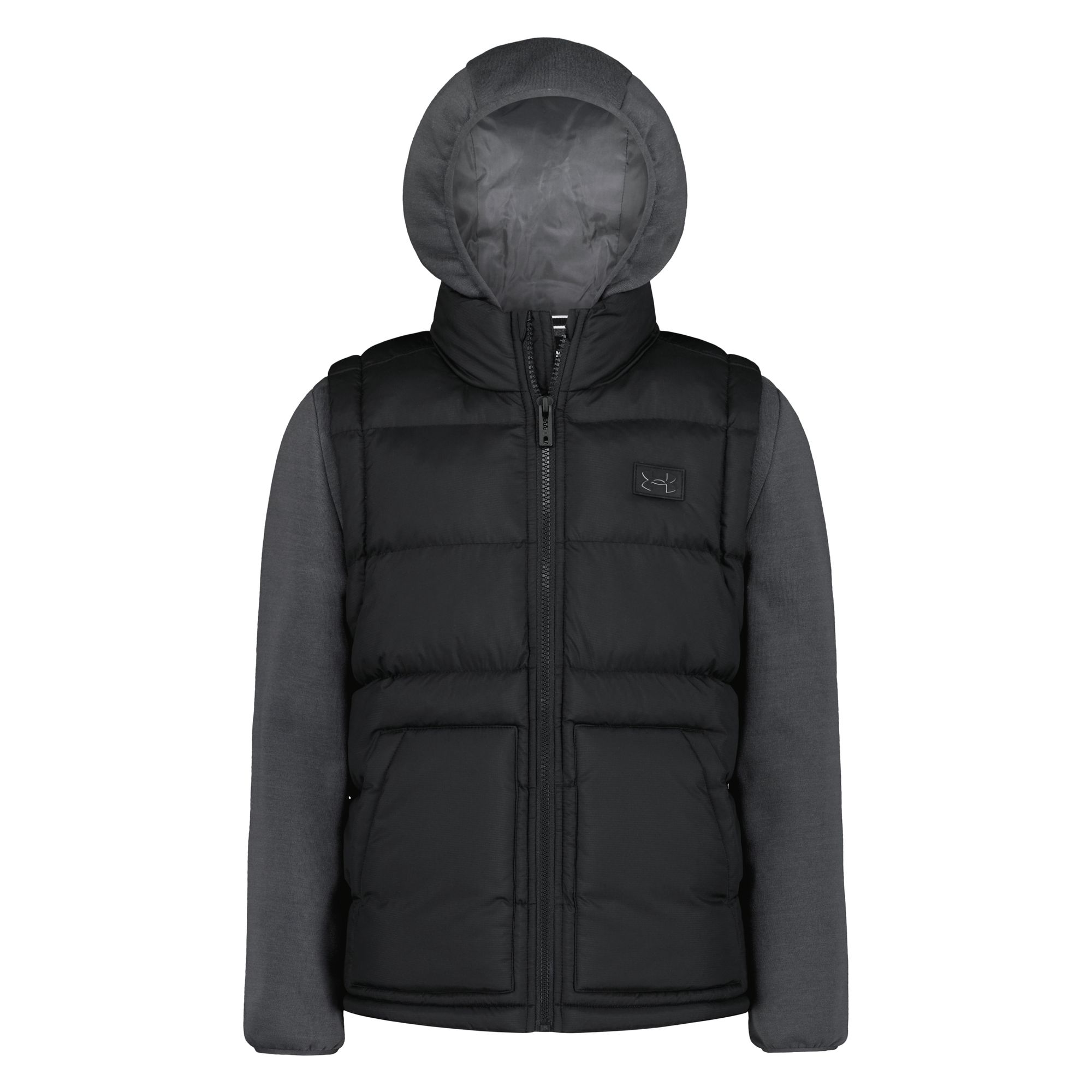 Under Armour Toddler Boys' 2 Fer Hoodie Shell Vest