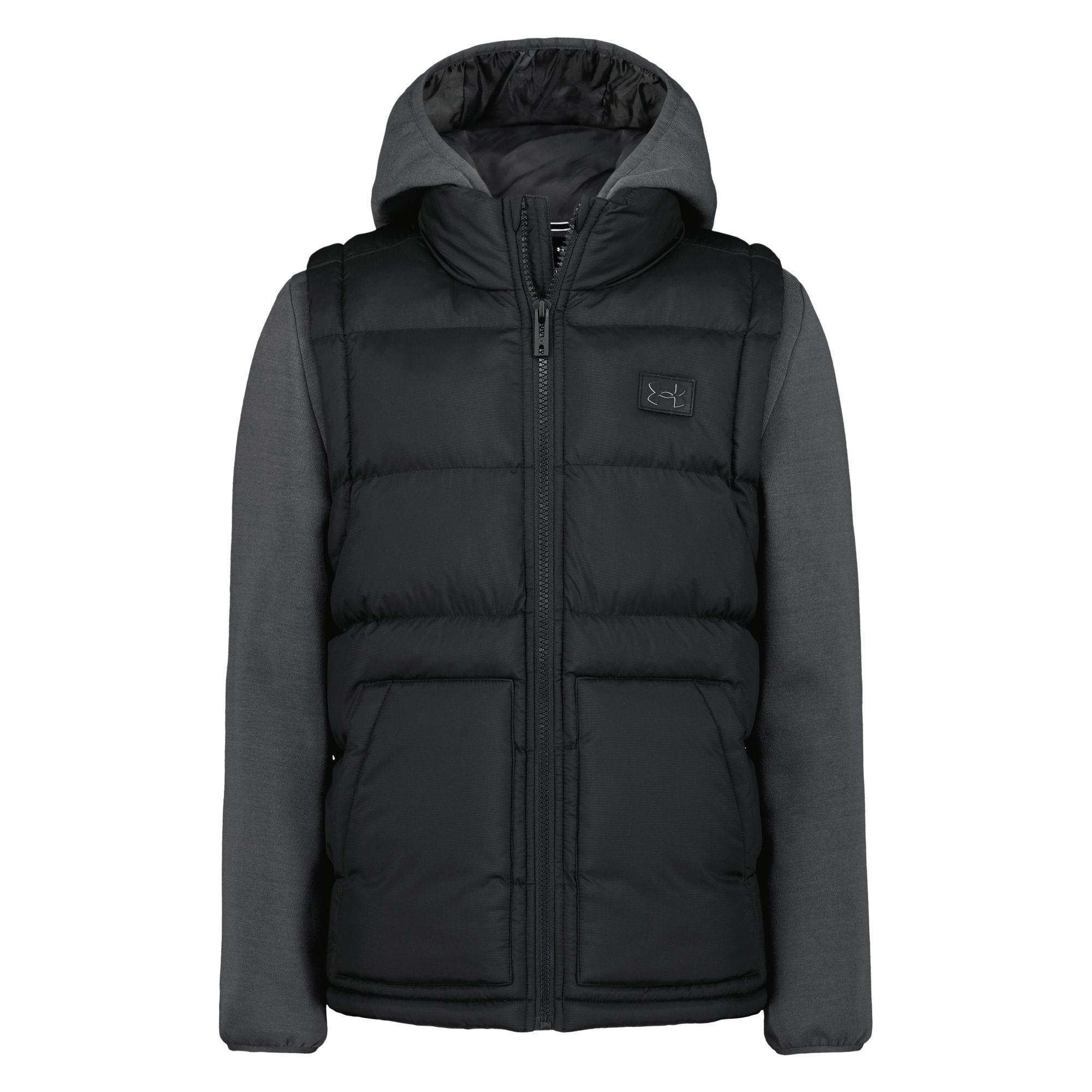 Under Armour Toddler Boys' 2 Fer Hoodie Shell Vest