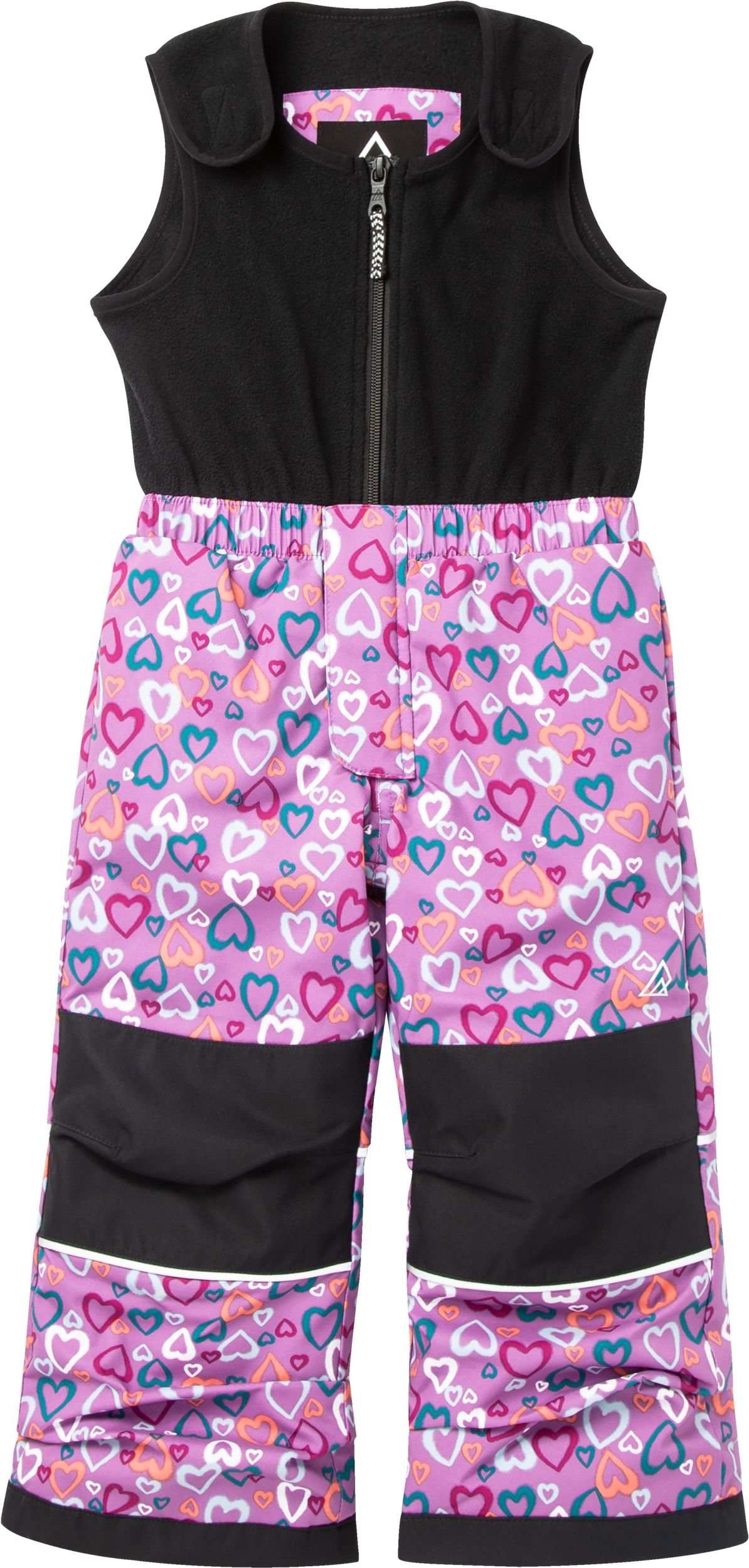 Ripzone Kids' Toddler Mamoth 2.0 Fleece Bib Snow Pants, Girls', Winter, Insulated