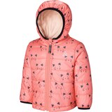 Ripzone Toddler Girls' Reversible Kitties Jacket Front_Angled_Left