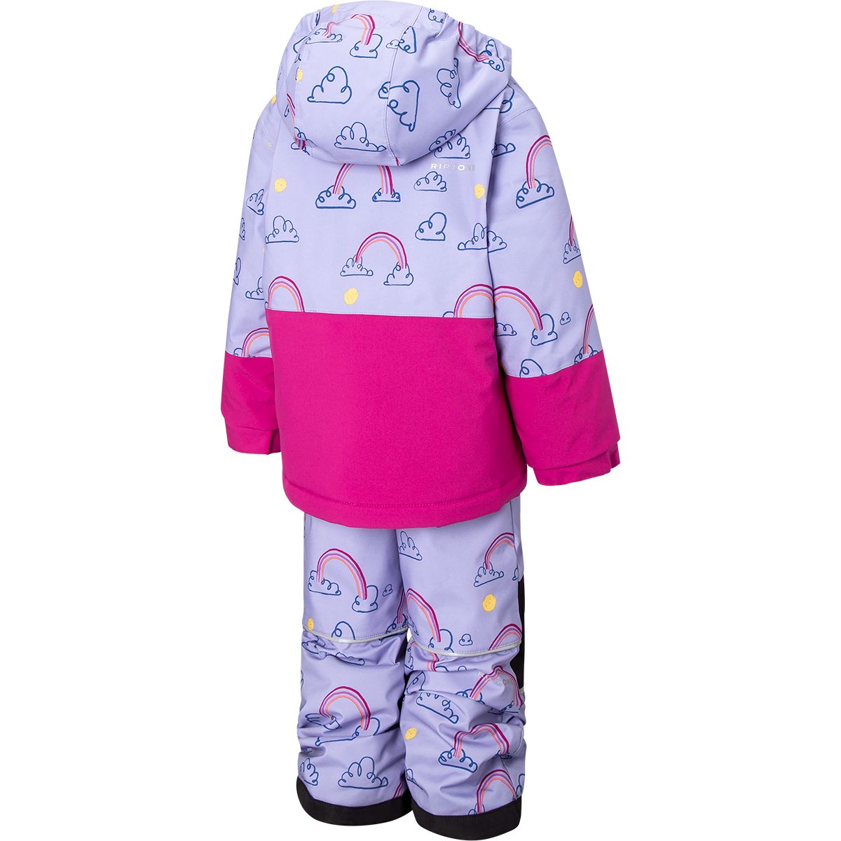 Ripzone Kids' Toddler Mamoth 2.0 Fleece Bib Snow Pants, Girls', Winter,  Insulated