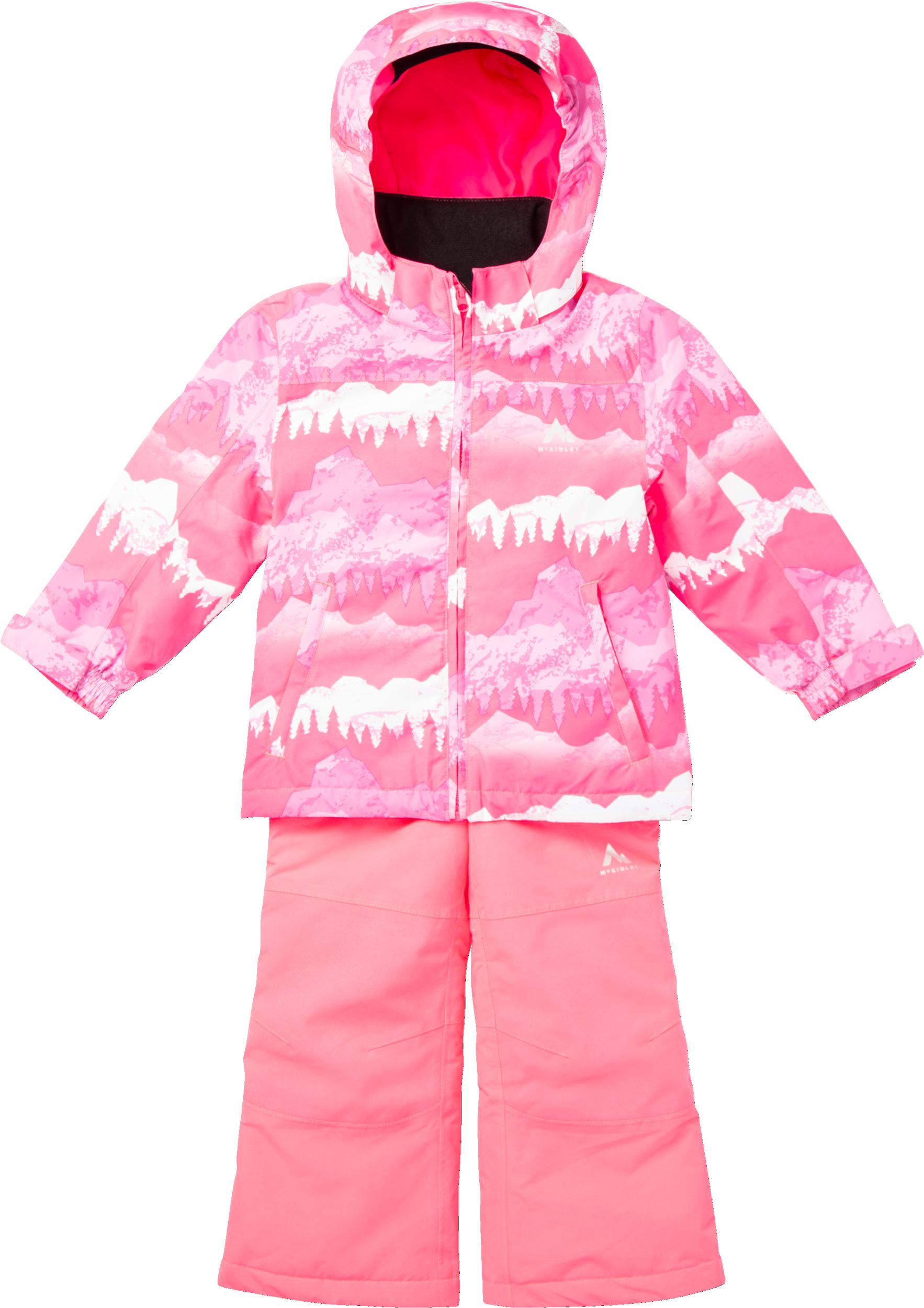 Ripzone Kids' Toddler Mamoth 2.0 Fleece Bib Snow Pants, Girls', Winter,  Insulated