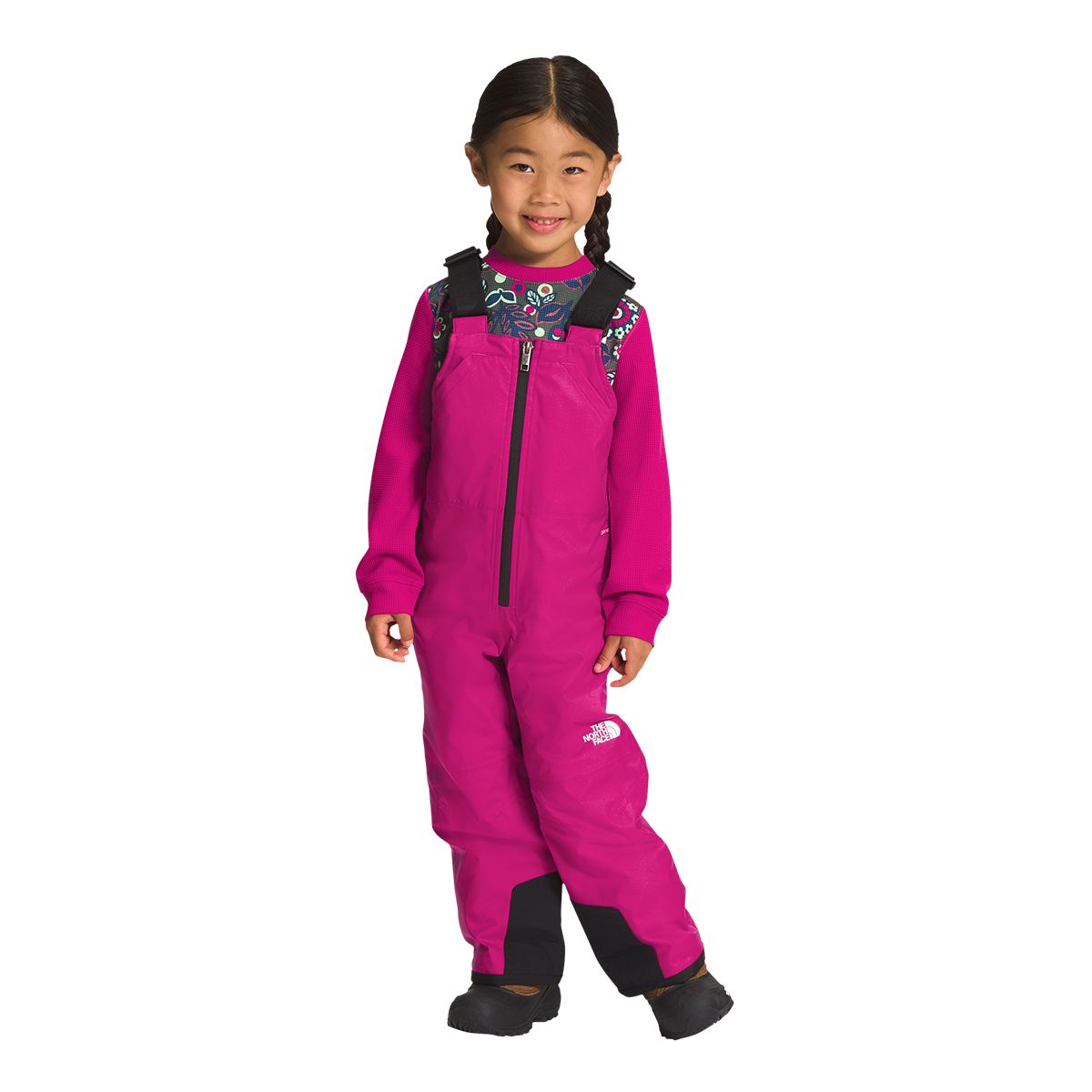Wantdo Kids Girls Waterproof Ski Bibs - Insulated Snow Pants With 3000mm Waterproof Rating