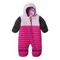 Columbia Infant Girls' Powder Lite Reversible Bunting Suit Front_Flat
