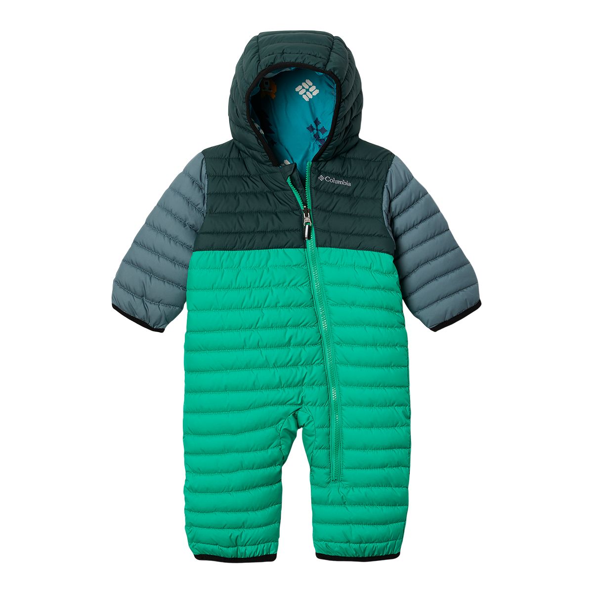 Columbia Infant Girls' Powder Lite Reversible Bunting Suit