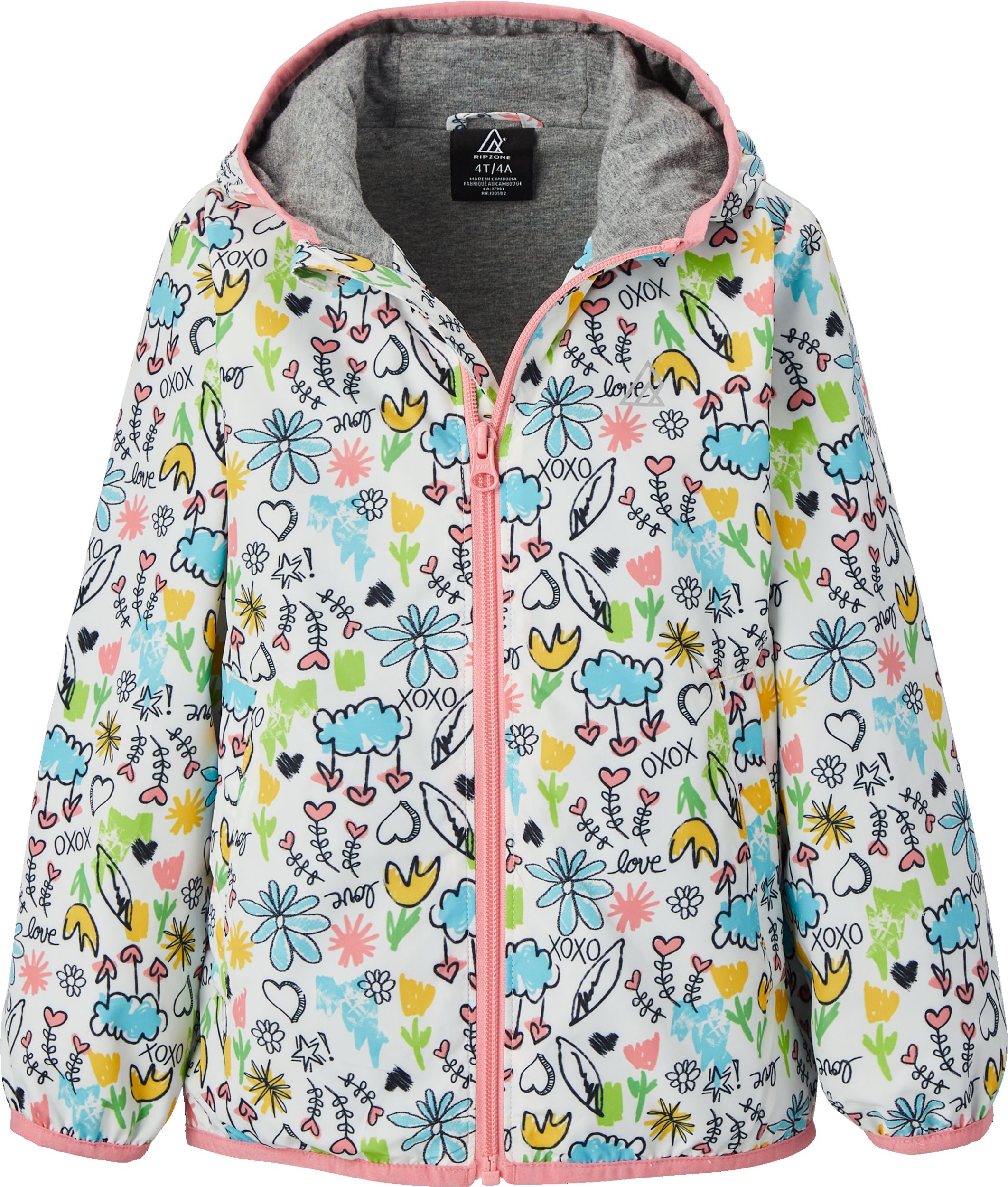 Ripzone Toddler Girls' Oakland DWR Windbreaker Jacket