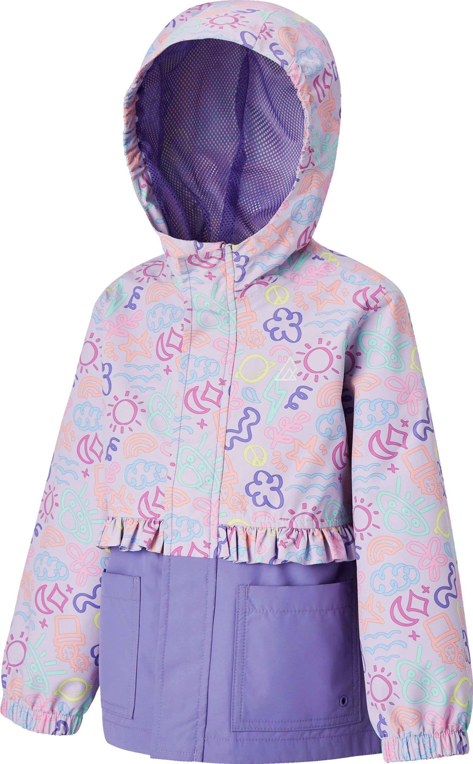 Ripzone Toddler Girls' Burnaby Rain Jacket