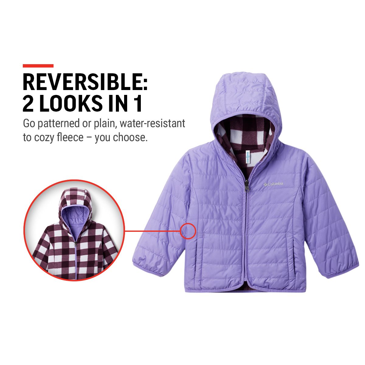 Columbia Girl's Double Trouble II Jacket - (2-4)