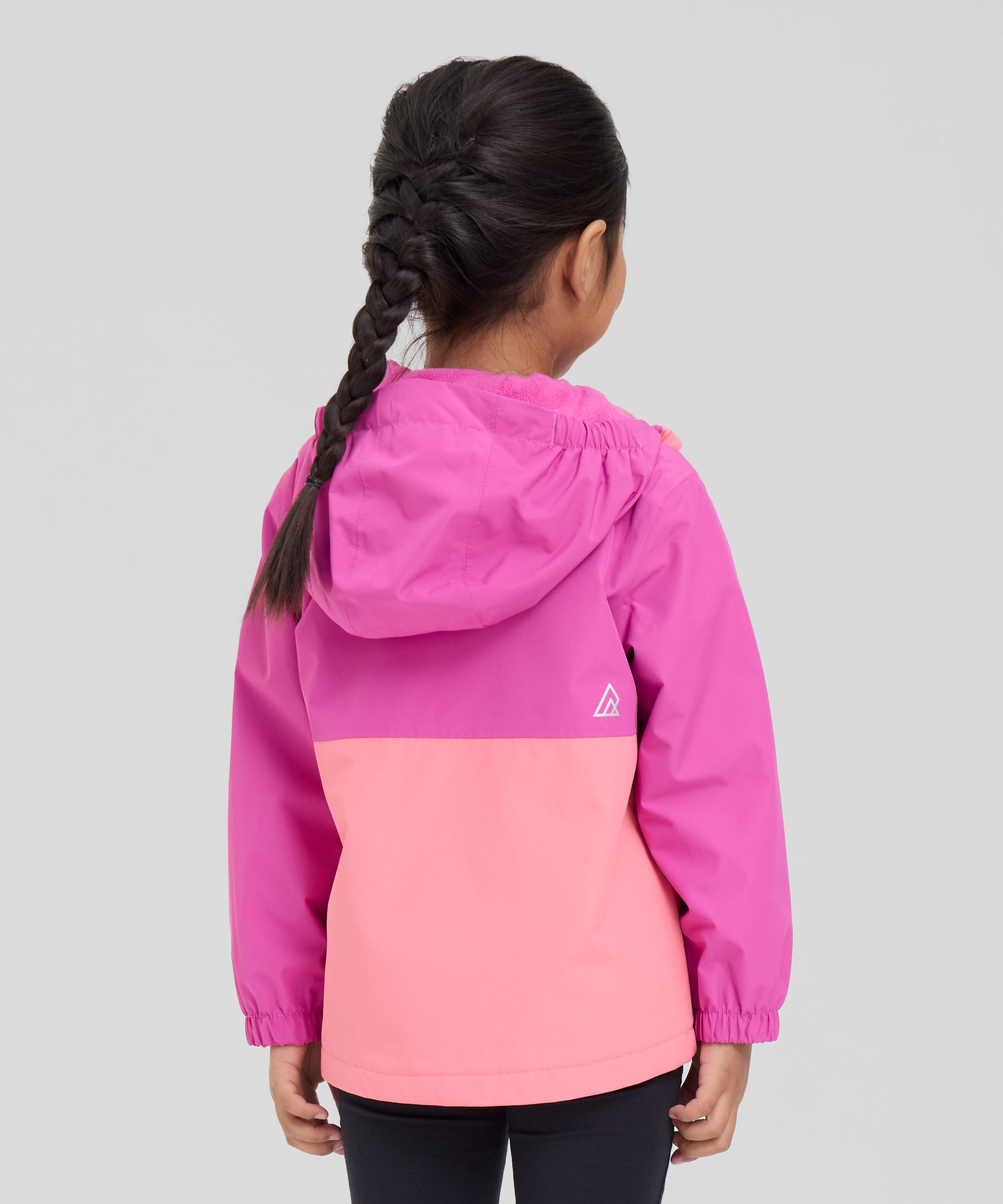Ripzone Toddler Kids' Thunder Fleece Lined Rain Jacket