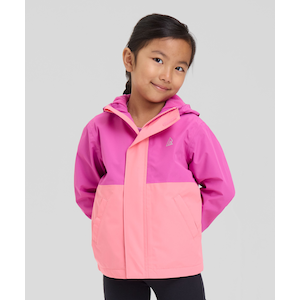 Ripzone Toddler Kids' Thunder Fleece Lined Rain Jacket