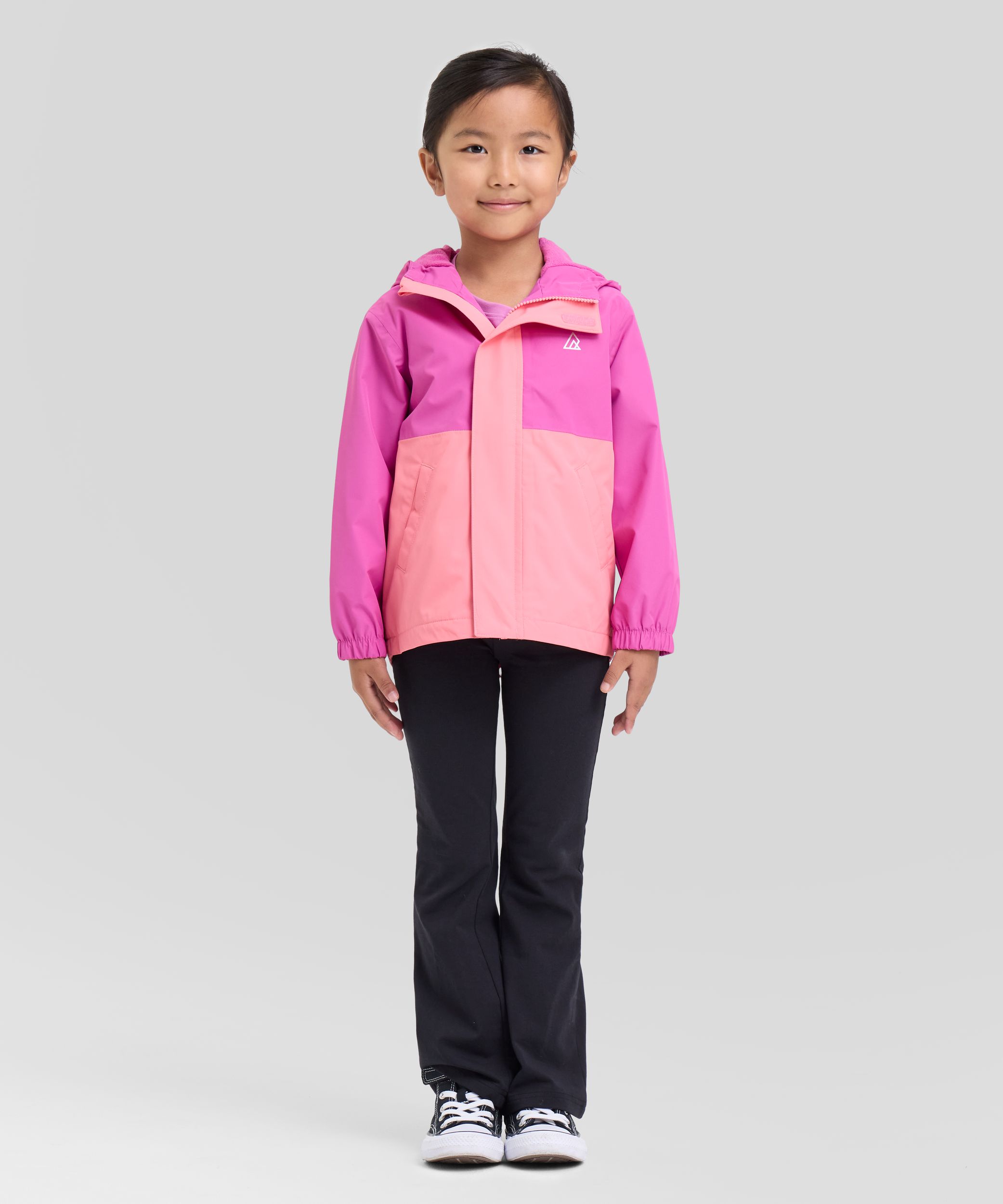 Ripzone Toddler Kids' Thunder Fleece Lined Rain Jacket