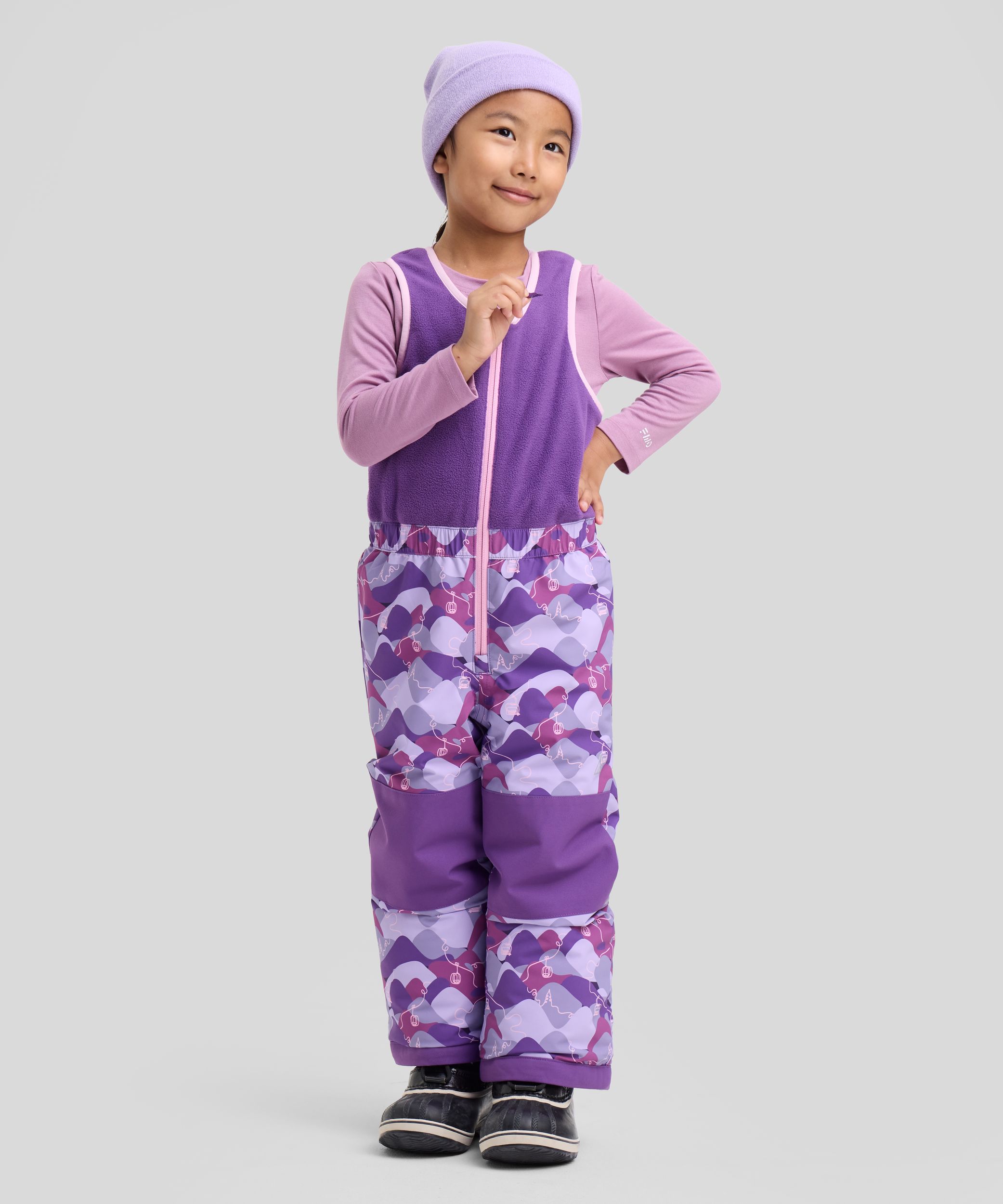 Ripzone Toddler Kids' Winterhaven Insulated Bib Fleece Pants