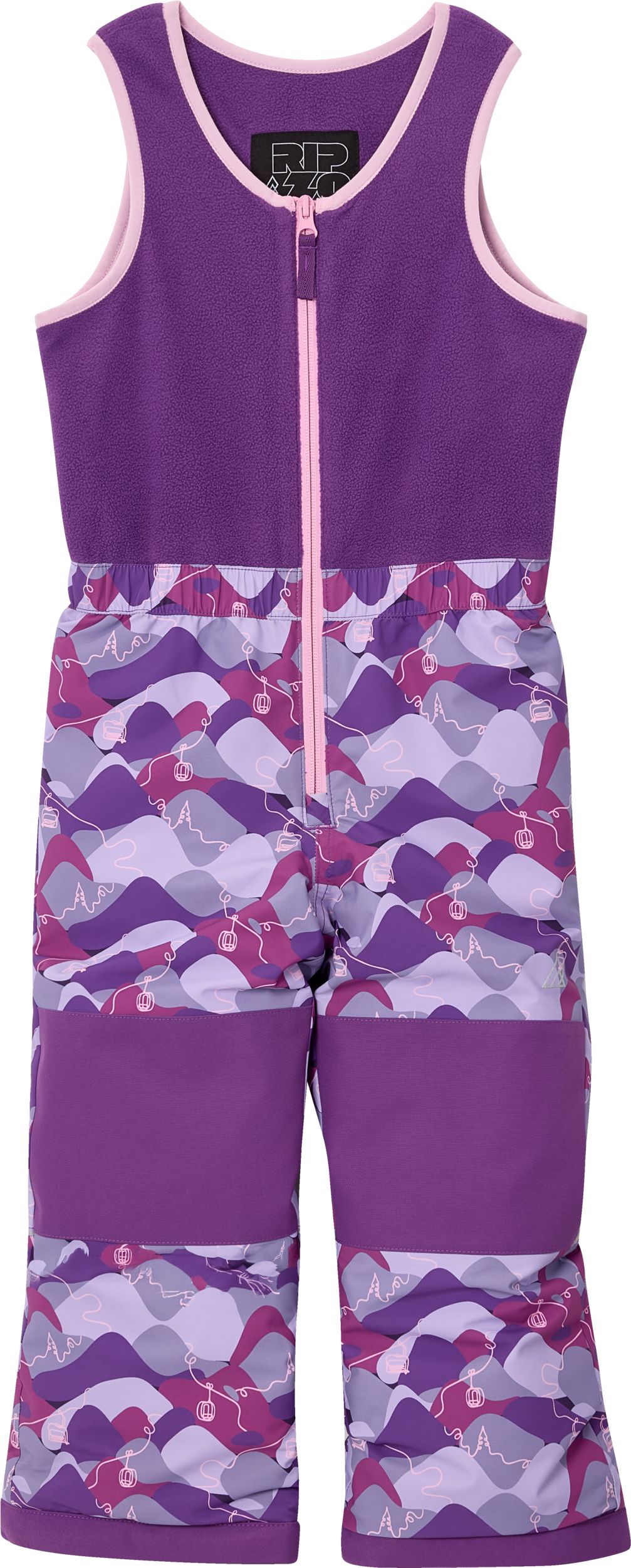 Ripzone Toddler Kids' Winterhaven Insulated Bib Fleece Pants