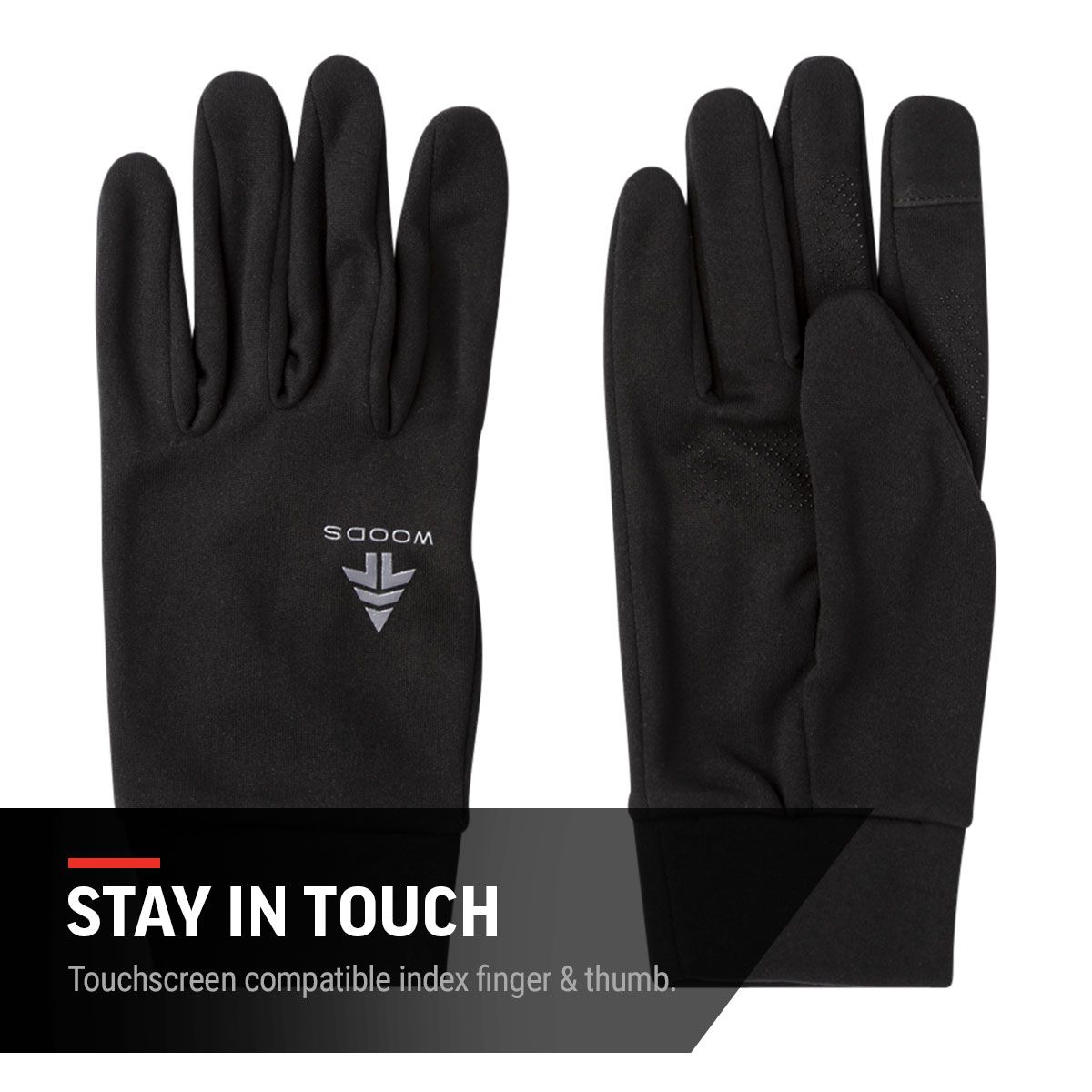 Huk Men's Liner Glove - Black - S