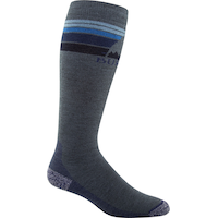 Burton Men's Emblem Snowboard Socks, Midweight, Breathable Side_Right