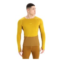 Icebreaker Men's 200 ZoneKnit™ Long Sleeve Crewe Top Front_Flat
