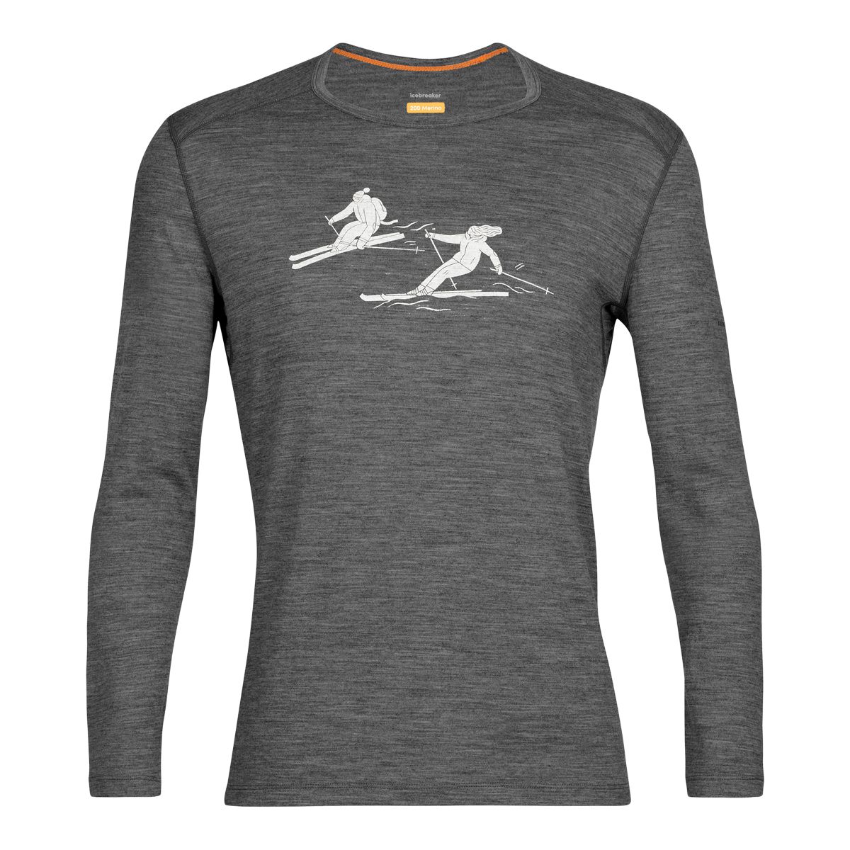 Icebreaker Men's 200 Oasis Last Run Long Sleeve Crewe Top