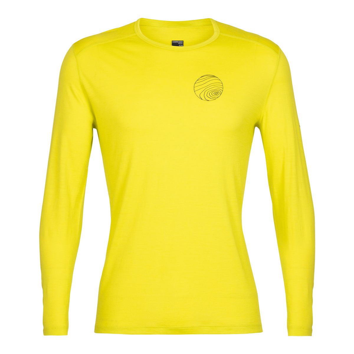 Icebreaker Men's 200 Oasis Alps 3D Long Sleeve Crewe Top